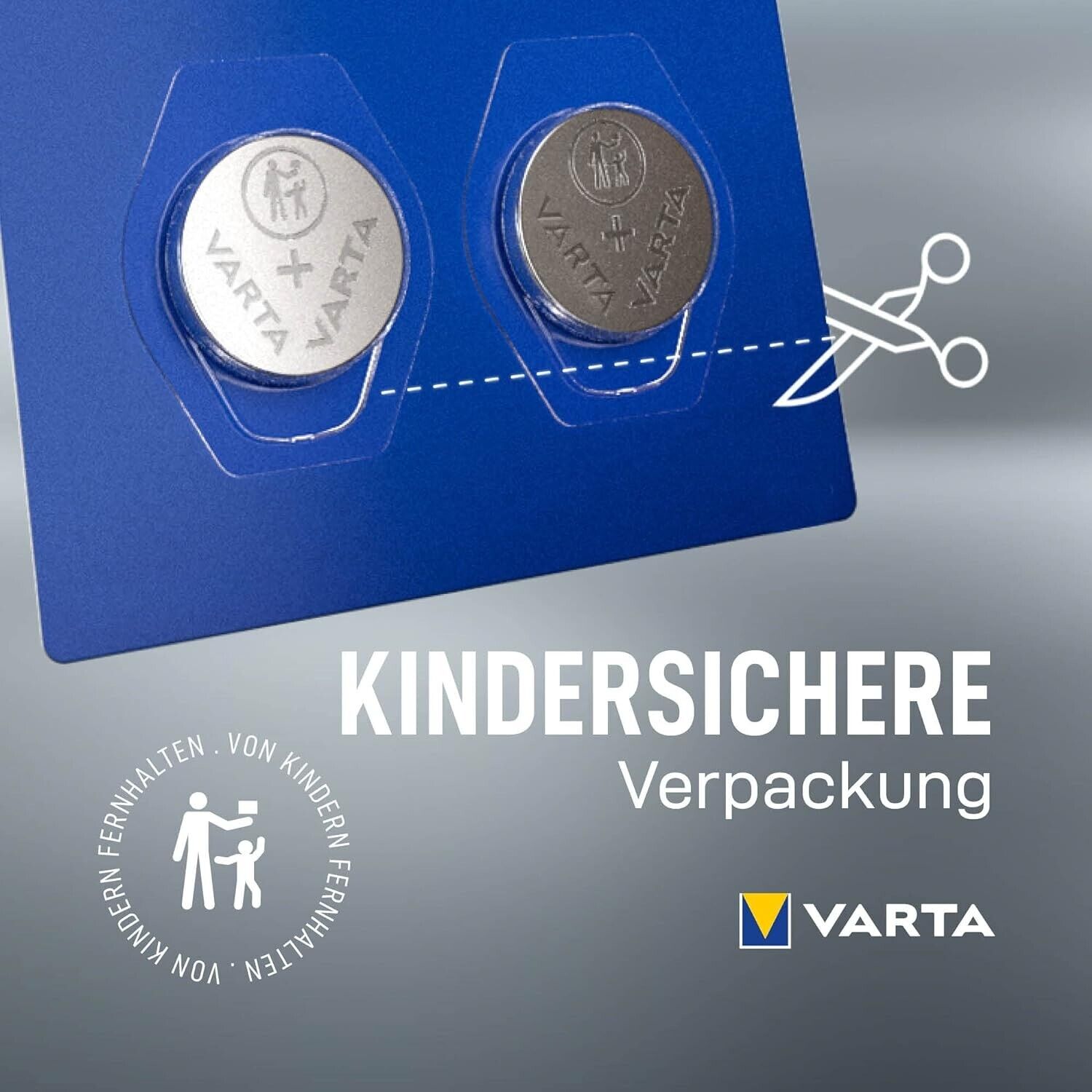 5 x Varta CR2032 CR-2032 Frische Batterien Knopfzellen Markenqualität MHD 2032