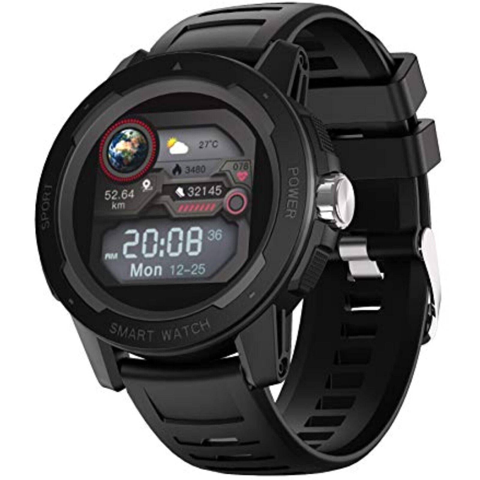 2022 Bluetooth Smartwatch Herren Fitness Sport Armband Schrittzähler Wasserdicht