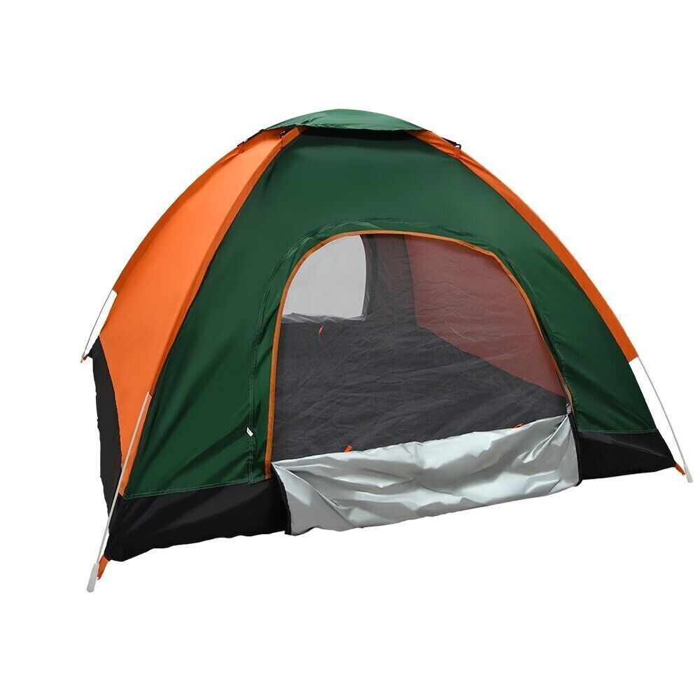 Camping Zelt 3-4 Personen Pop Up Kuppel Campingzelt,einfacher Aufbau Wurfzelt