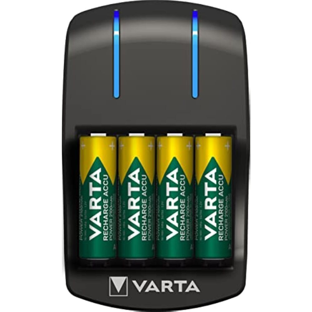 VARTA 2X4X AA/AAA Akkus Wiederaufladbare Batterien mit Plug Charger 2100mAh NEU