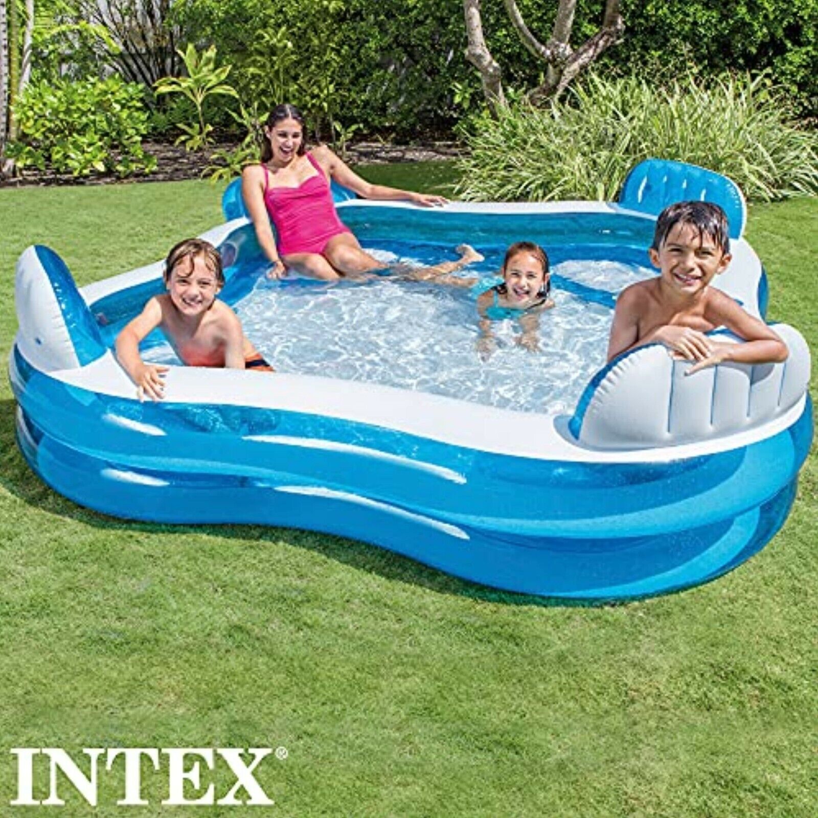 INTEX Swim Center Lounge Family Swimming - SWIMMINGPOOL  - Kinderpool - NEU