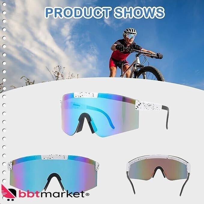 Polarisierte Sonnenbrill Uv400 Schutzbrille Radsportbrille, Windschutz - NEU