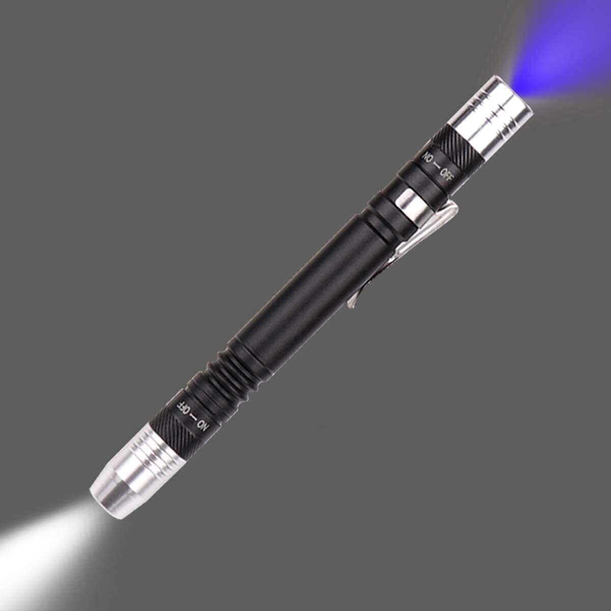 Mini UV Taschenlampe LED Lampe 395nm SchwarzlichtBernstein Schwarzlich Handlampe