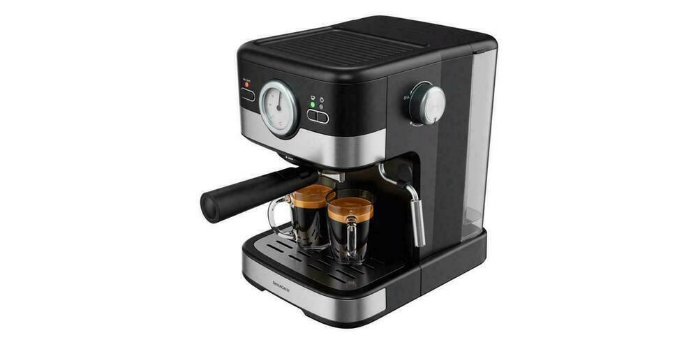 SILVERCREST® Espressomaschine SEM 1100 C3 schwarz Siebträger Expresso *B-Ware