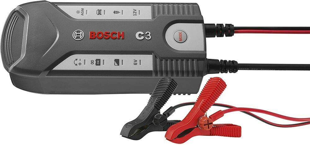 Bosch C3 - intelligentes und automatisches Batterieladegerät - 6V-12V / 3.8A