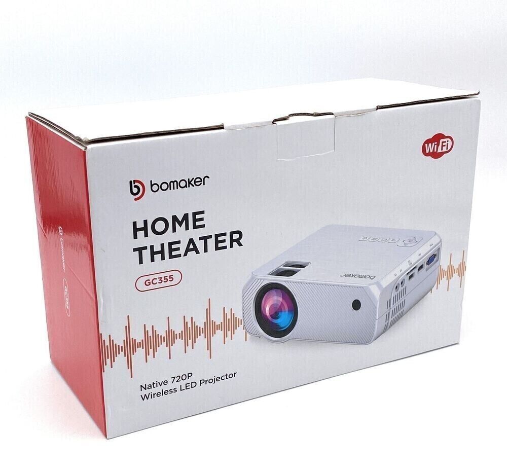 Wirelles Beamer Kleiner Mini Projektör Projektör 720P HD HDMI/USB/TV STİCK NEU