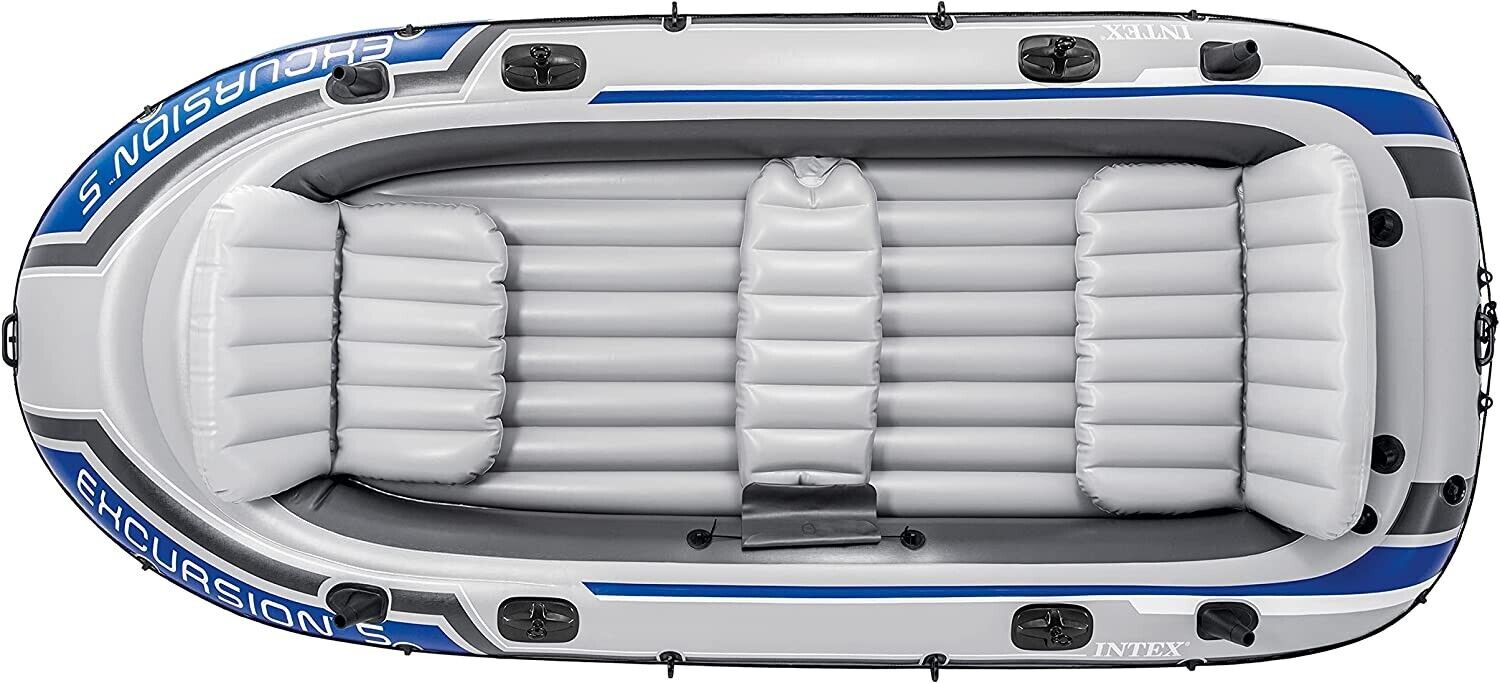 INTEX Excursion 5 Set Schlauchboot mit Paddel - 366 x 168 x 43 cm 4-teilig neu