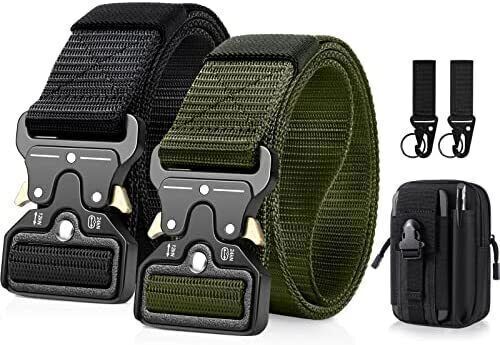 Herren Armee Militär Military Gürtel Taktischer Gürtel Belt Nylon Schnalle NEU