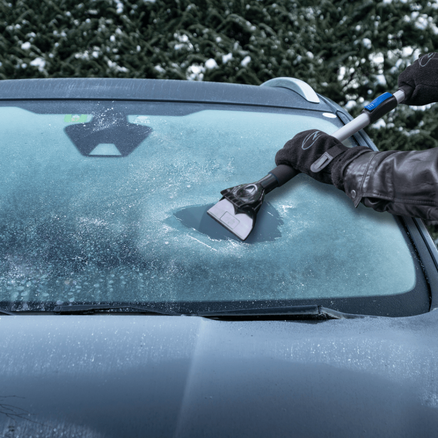 Schneebesen Eiskratzer Teleskop Schnee Bürste 77,5–100 Auto Besen neu