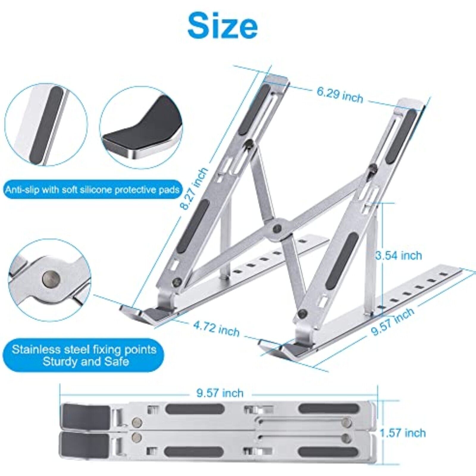 Notebook Stander Laptoptisch Faltbar Laptop Ständer Klappbar Notebooktisch