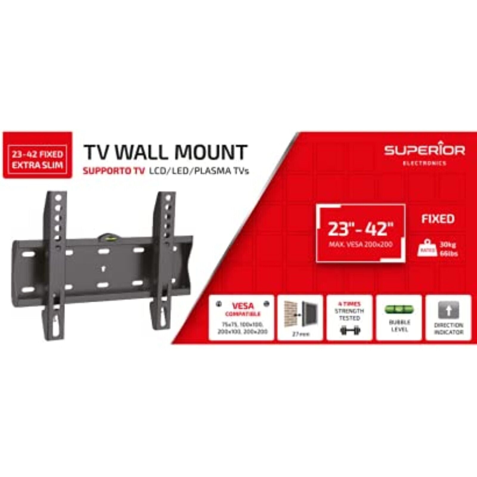 TV Wandhalterung LED LCD 23 – 42 Zoll schwenkbar Wandhalter Fernseher neigbar