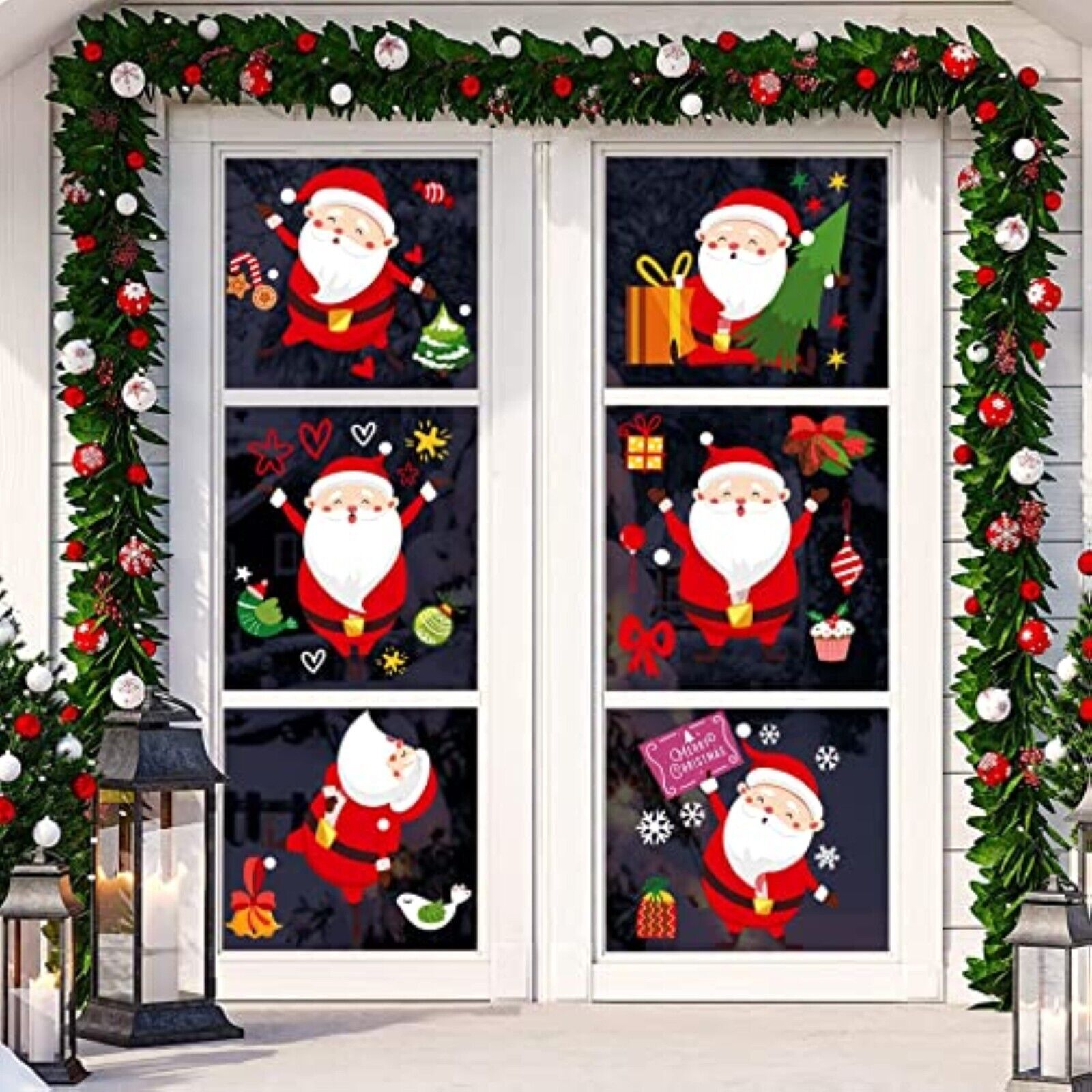 Fensterbild Weihnachten Fenstersticker Schaufensterdekoration Designs !!NEU!!
