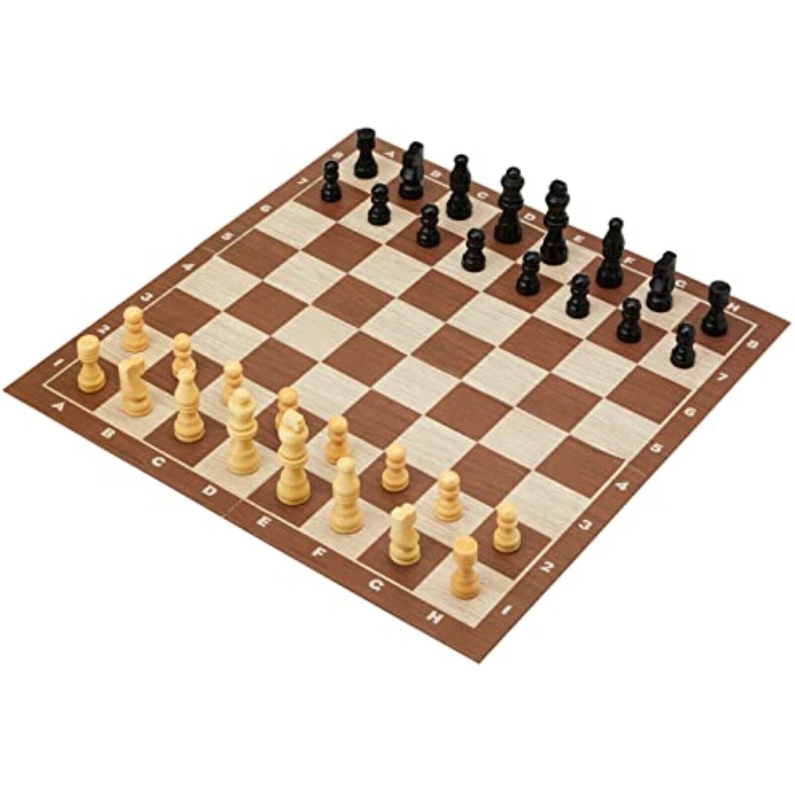 Schach, Dekoratives Schachspiel aus Holz PEARL Schachbrett  19.2x27.6 Neu Chess