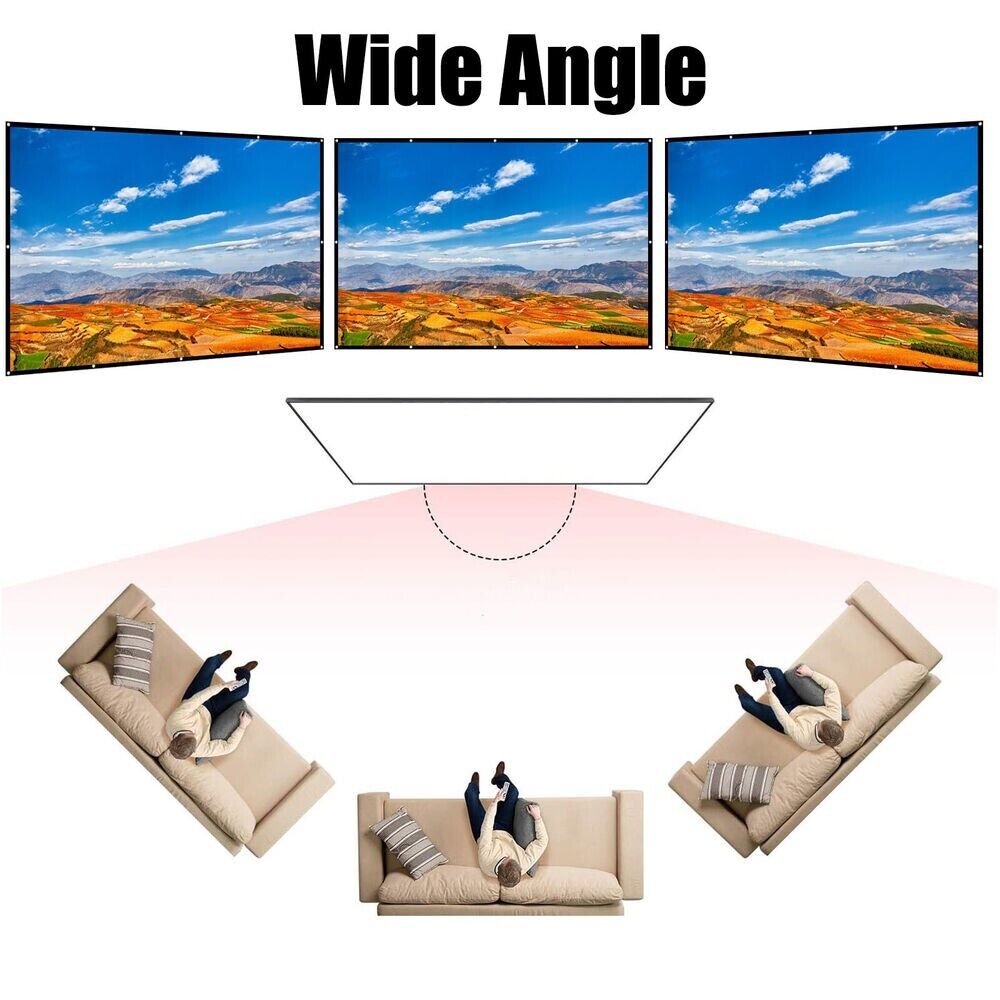 150" roll-up projector screen projector screen projection screen 16:9 332x191