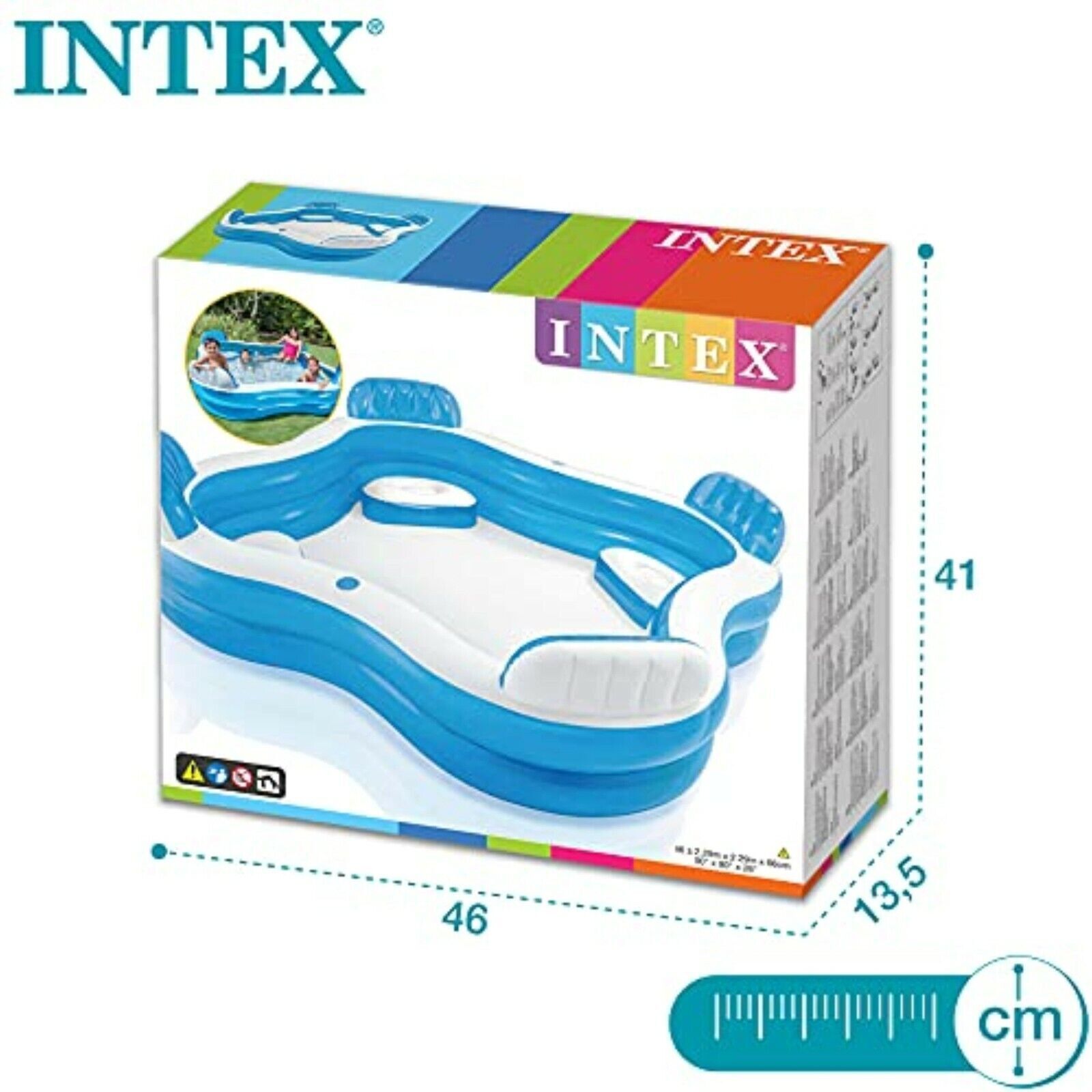 INTEX Swim Center Lounge Family Swimming - SWIMMINGPOOL  - Kinderpool - NEU