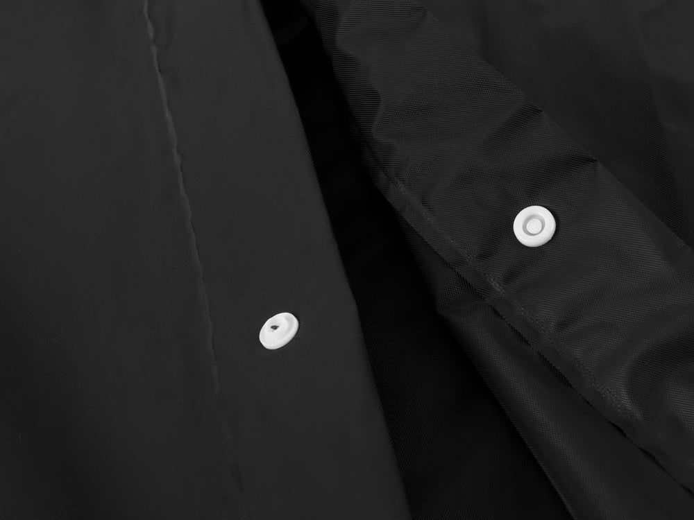 Unisex Regenmantel Wasserdicht – Leichte Regenjacke mit Kapuze, Universal Größe, Schwarz