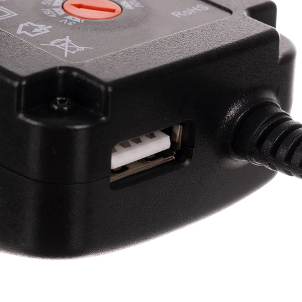 Izoxis Universal Netzteil 3–12V 30W – Spannungsregelung & 6 Adapterstecker
