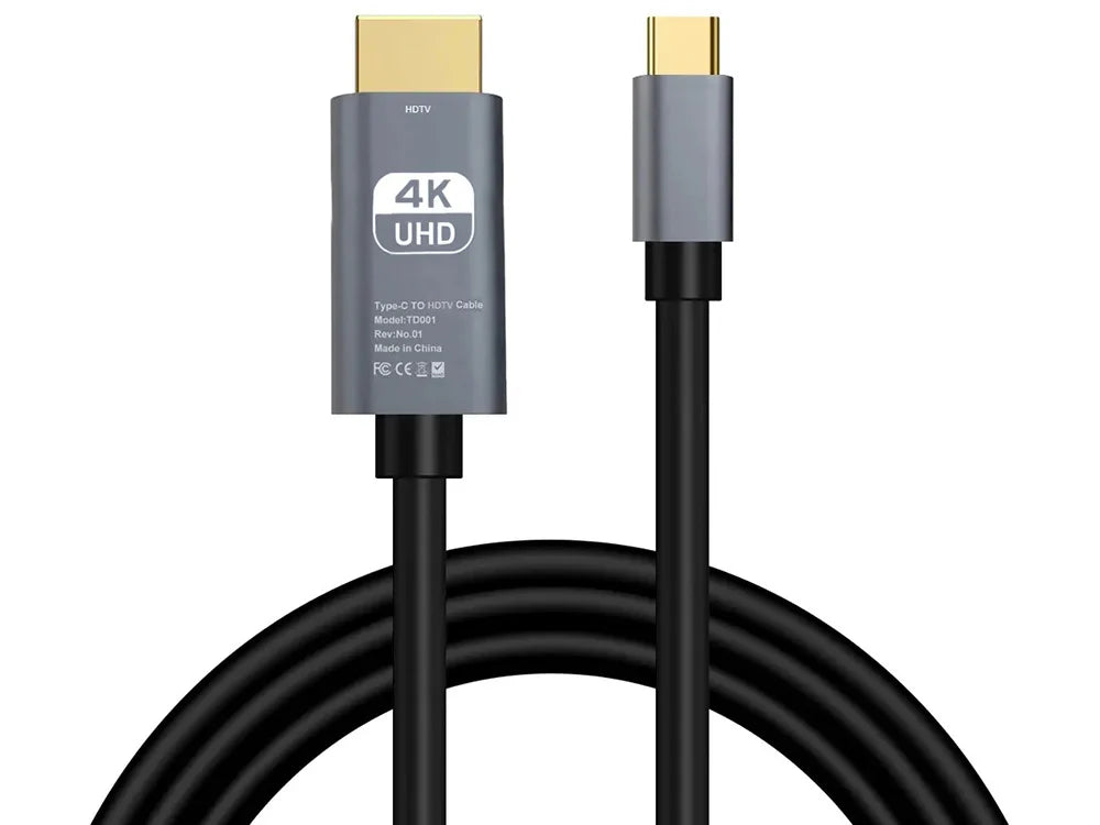 USB-C zu HDMI Kabel 4K UHD Typ C auf HDMI für Samsung Huawei Sony Xiaomi TV
