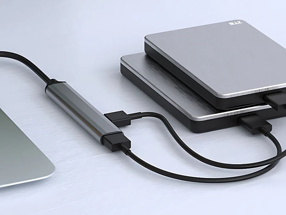 USB Hub 4 Port USB 3.0 Verteiler Adapter Splitter 5Gbps für PC Laptop