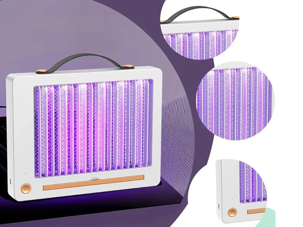UV Insektenlampe Mückenfalle Fliegenfalle USB wiederaufladbar Insektenvernichter