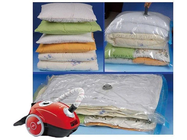 Vakuumbeutel 70 × 100 cm – Platzsparender Aufbewahrungsbeutel für Kleidung, Bettwäsche & Reisen