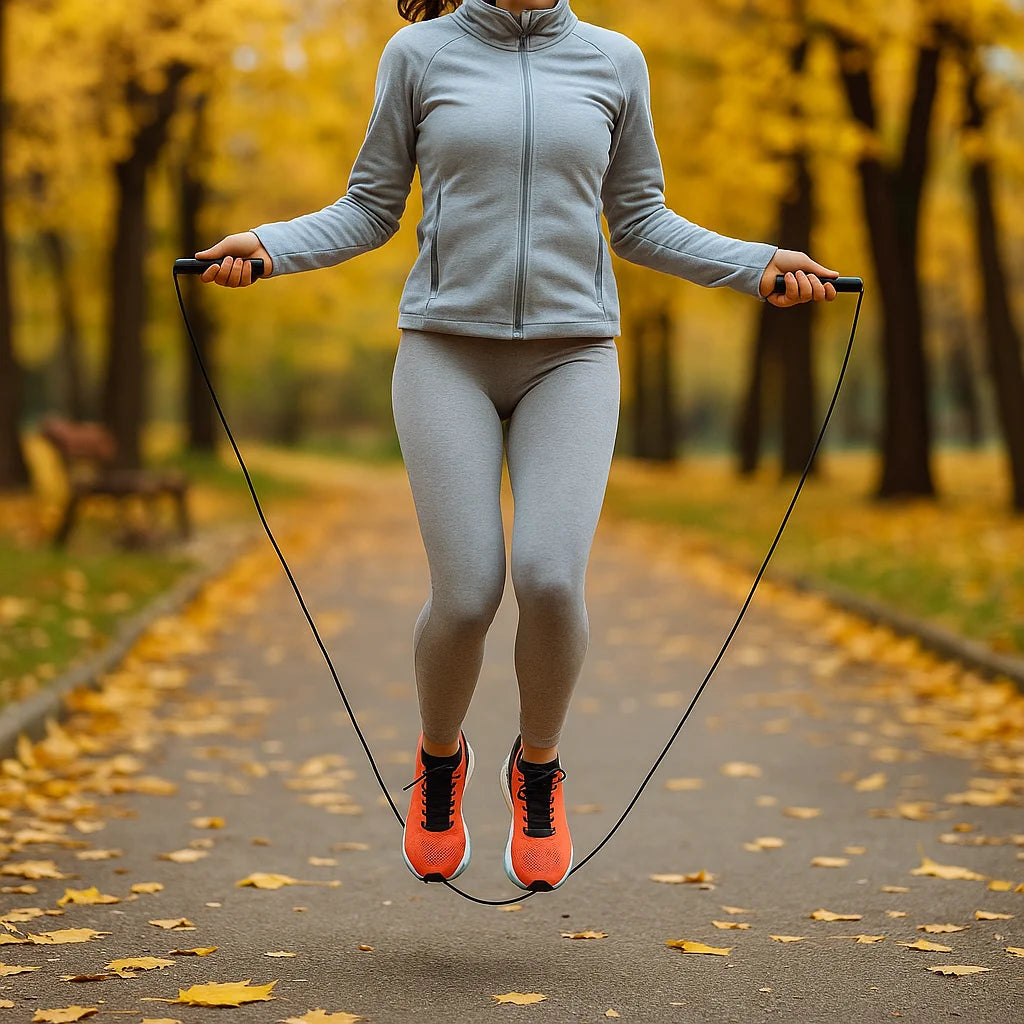 Verstellbares Fitness Springseil mit Kugellager – Crossfit Speed Rope