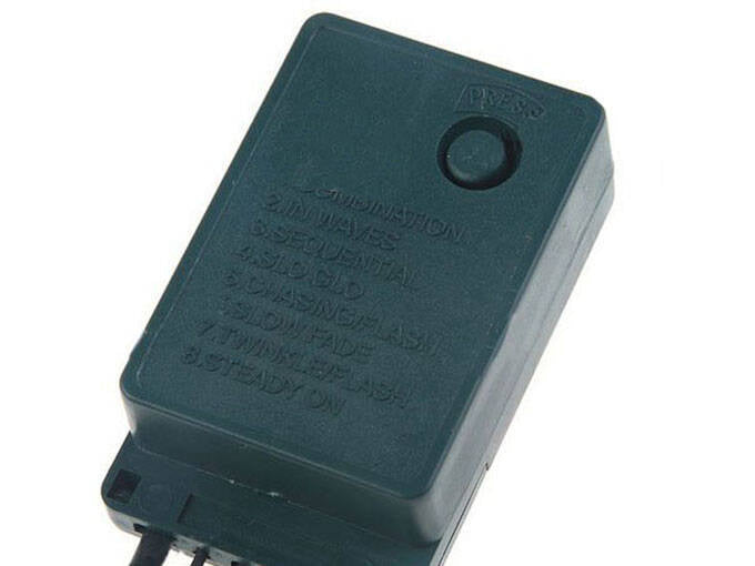 LED Weihnachtsbaum Lichterkette – 10m, 200 Multicolor LEDs, Innenraum, 8 Programme,Mit Verlängerungsanschluss