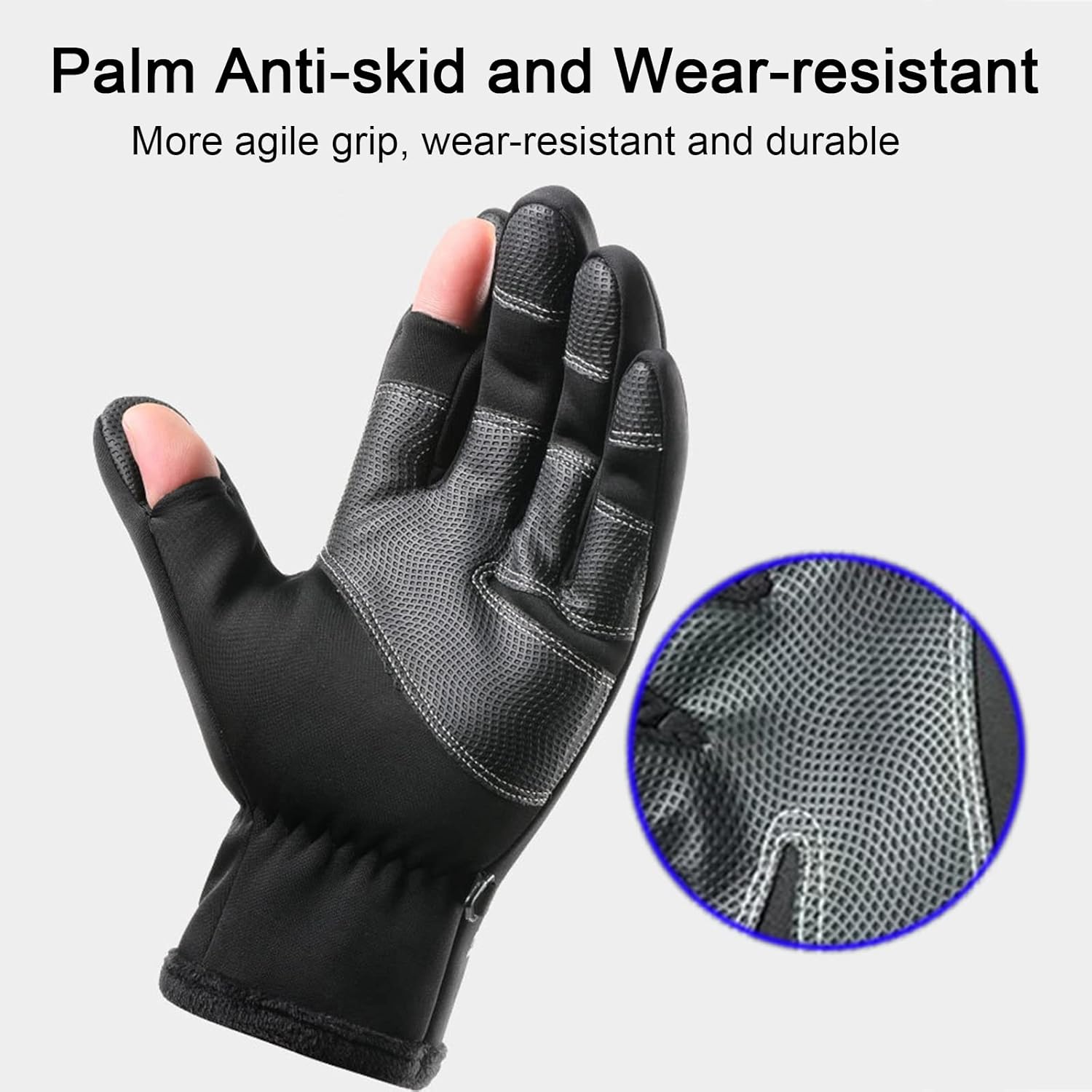 Winter Handschuhe Damen Herren Fahrrad Thermo Handschuhe Wasserdicht Touchscreen