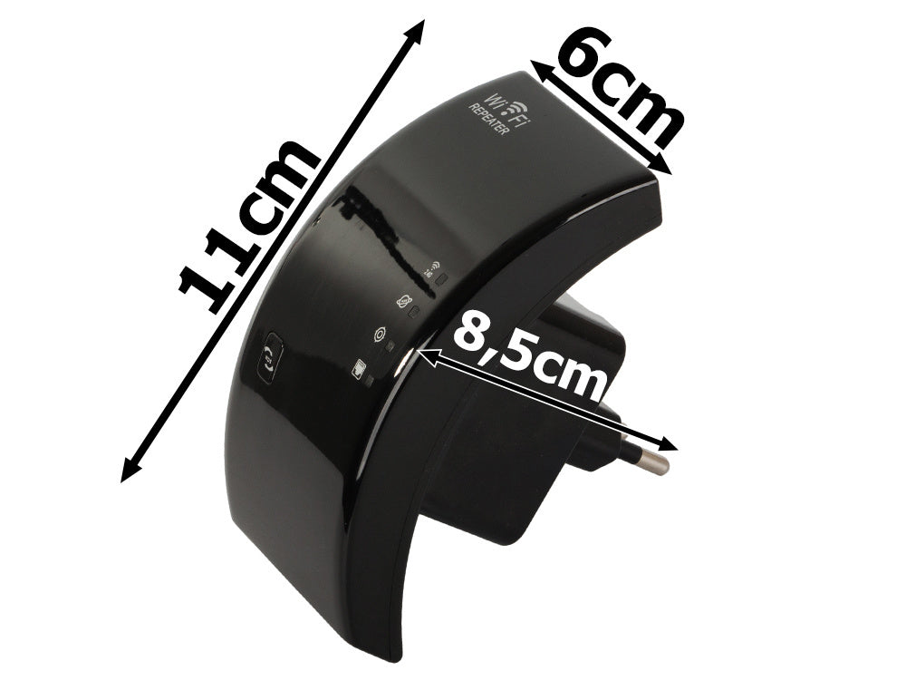 WLAN Repeater 300 Mbps – WiFi Verstärker 2.4 GHz mit WPS & Access Point Modus