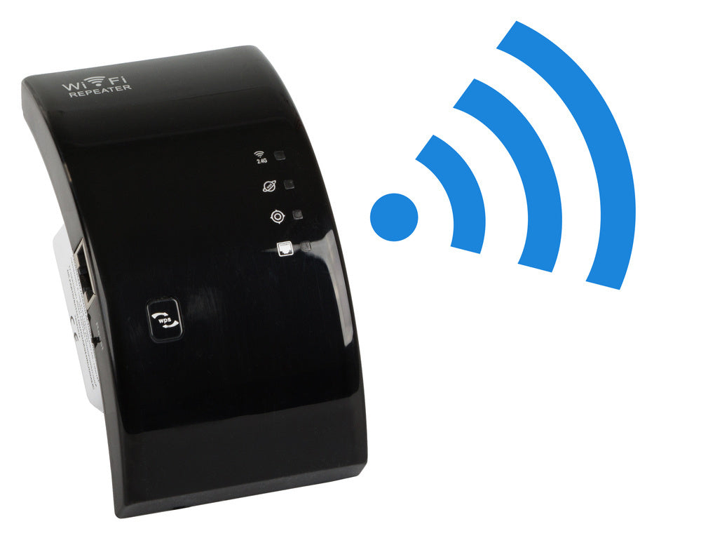 WLAN Repeater 300 Mbps – WiFi Verstärker 2.4 GHz mit WPS & Access Point Modus