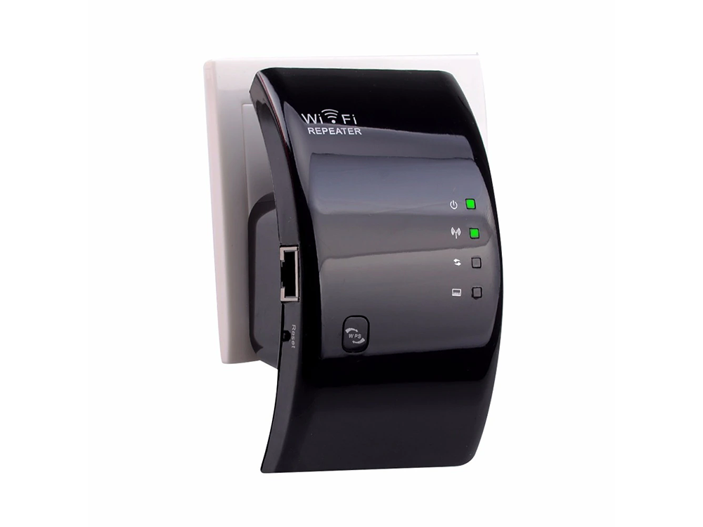 WLAN Repeater 300 Mbps – WiFi Verstärker 2.4 GHz mit WPS & Access Point Modus