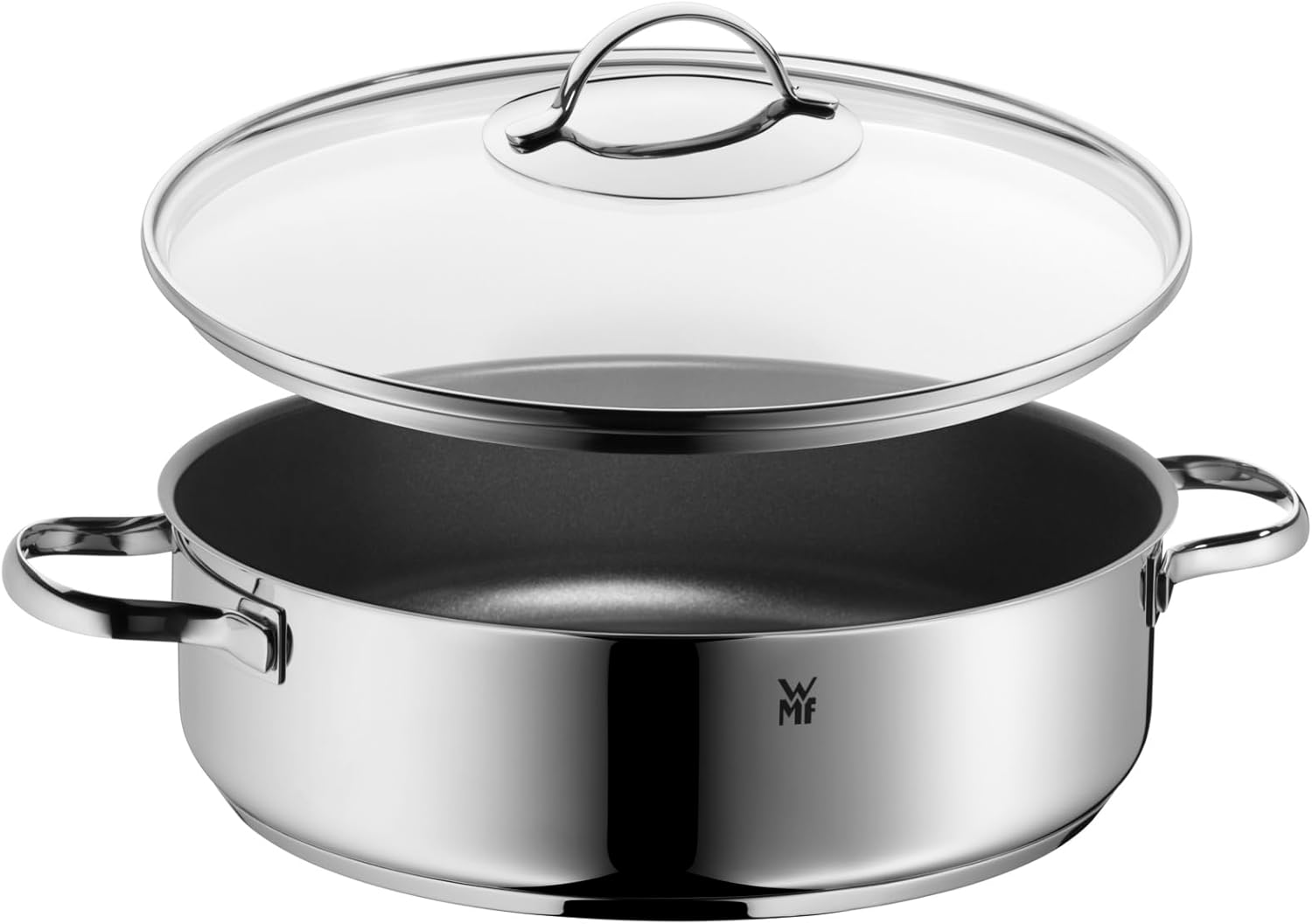 WMF Schmorpfanne 28 cm 5L mit Glasdeckel – Induktion & Backofen geeignet
