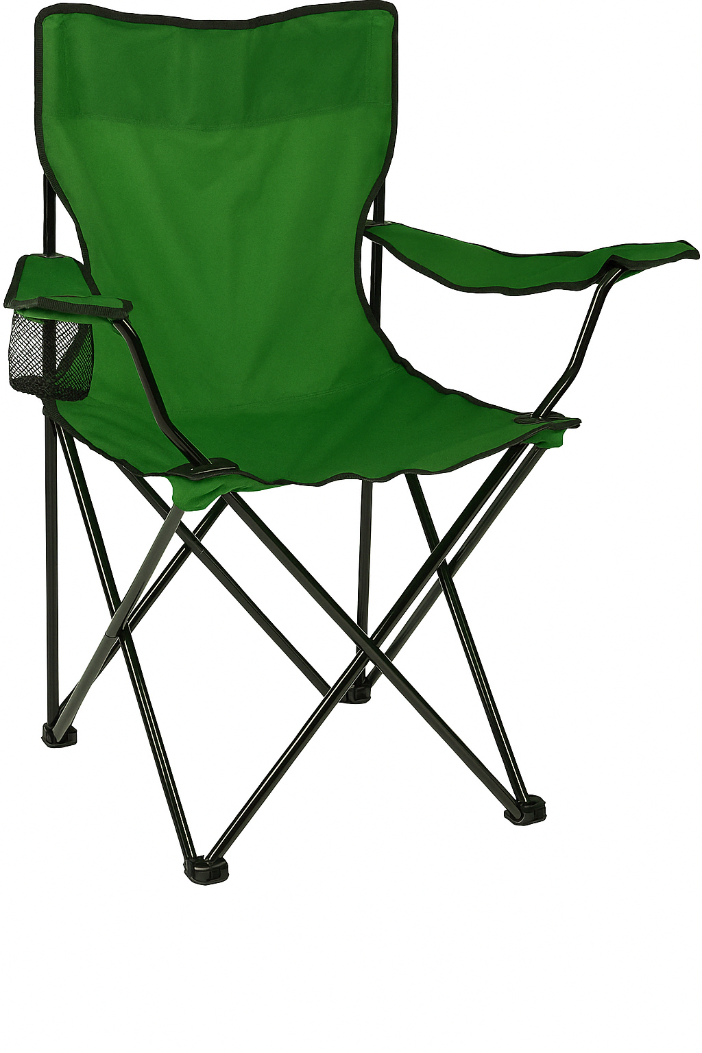 Campingstuhl Klappbar mit Getränkehalter – Angler Garten Festival Strand