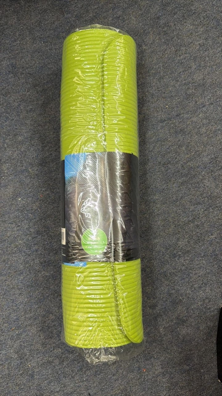 Yoga Matte 180x59cm 0.8cm rutschfest Fitnessmatte grün Training Gym